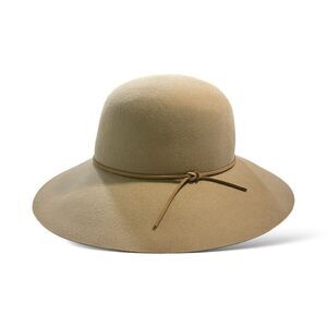 PHENIX Beige Wool Hat |O/S|